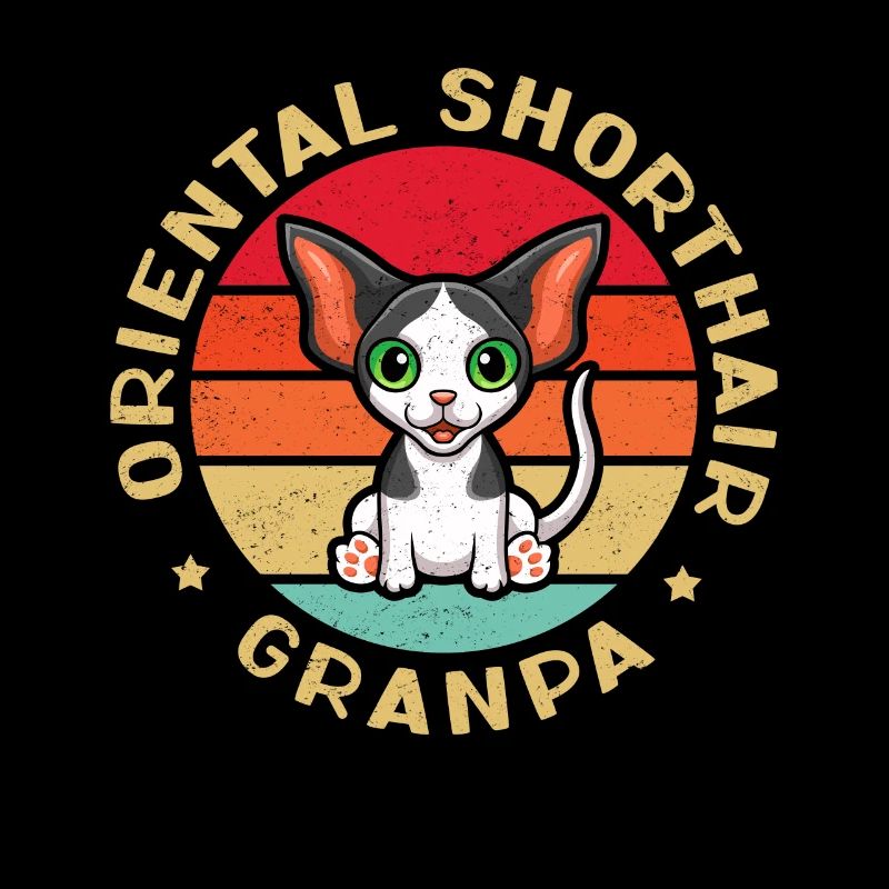 Orientalisch Kurzhaar Opa OKH Katze Geschenk