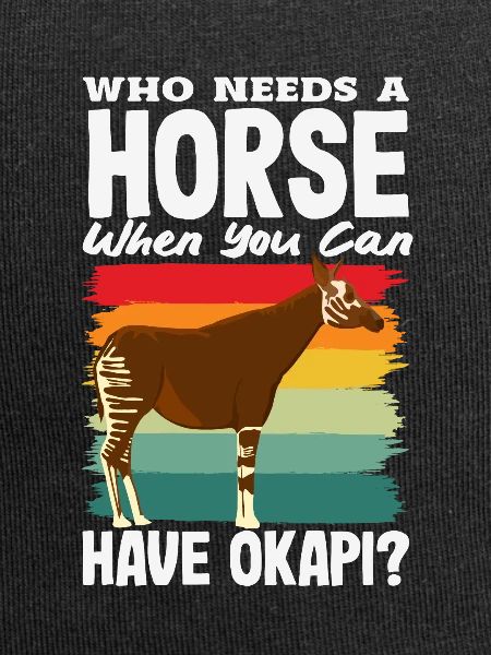 Funny zookeeper okapi lover