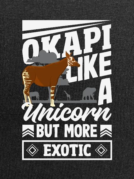Funny zookeeper okapi lover