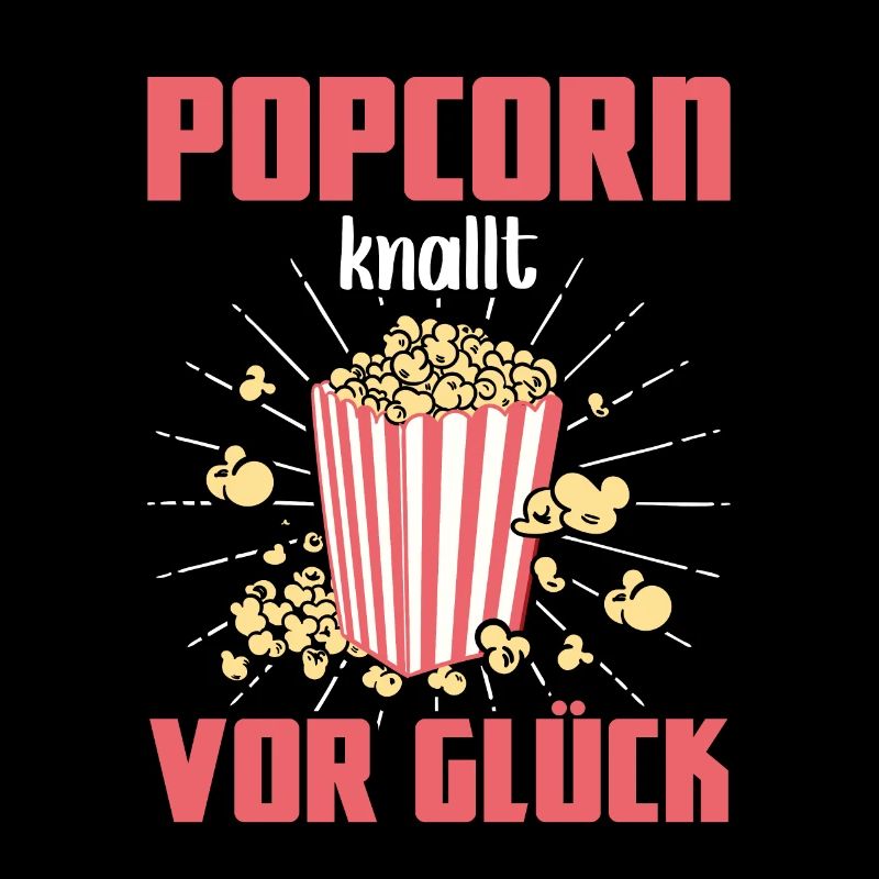 Popcorn Pops avec des films de bonheur Machine à pop-corn