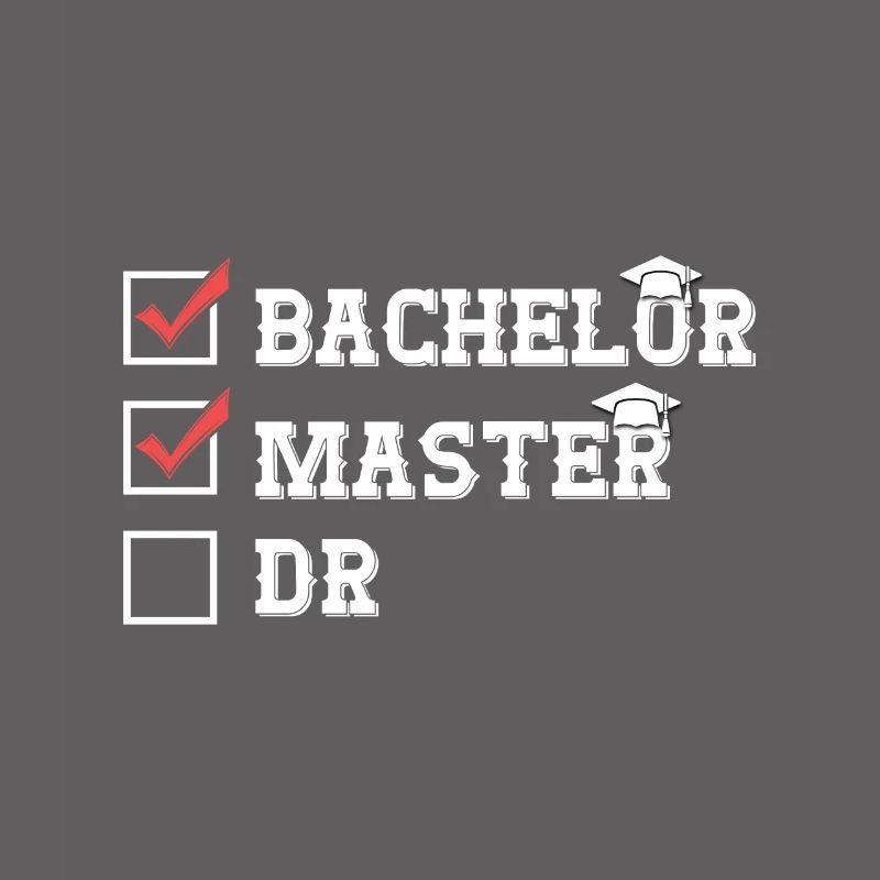 Bachelor Master Dr Master's degree completed