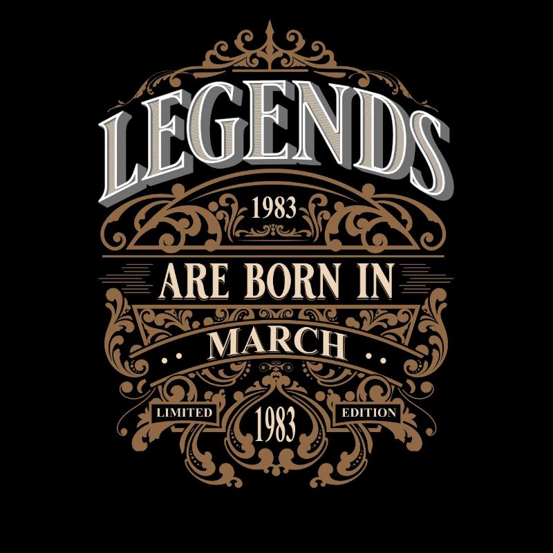 1983 Mars Naissance Anniversaire Année de naissance