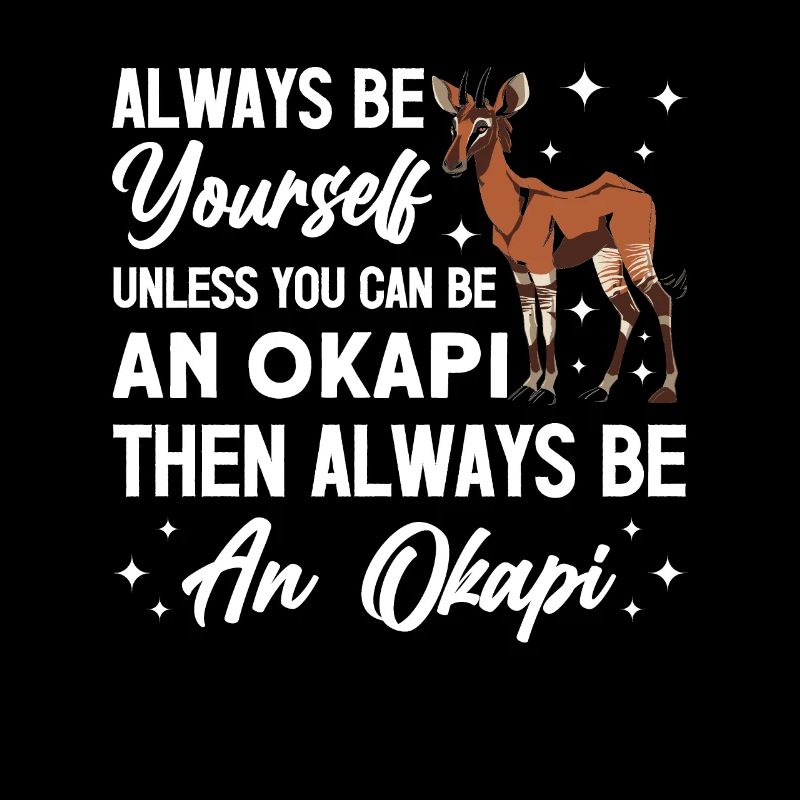 Lustiger Tierpfleger Okapi-liebhaber