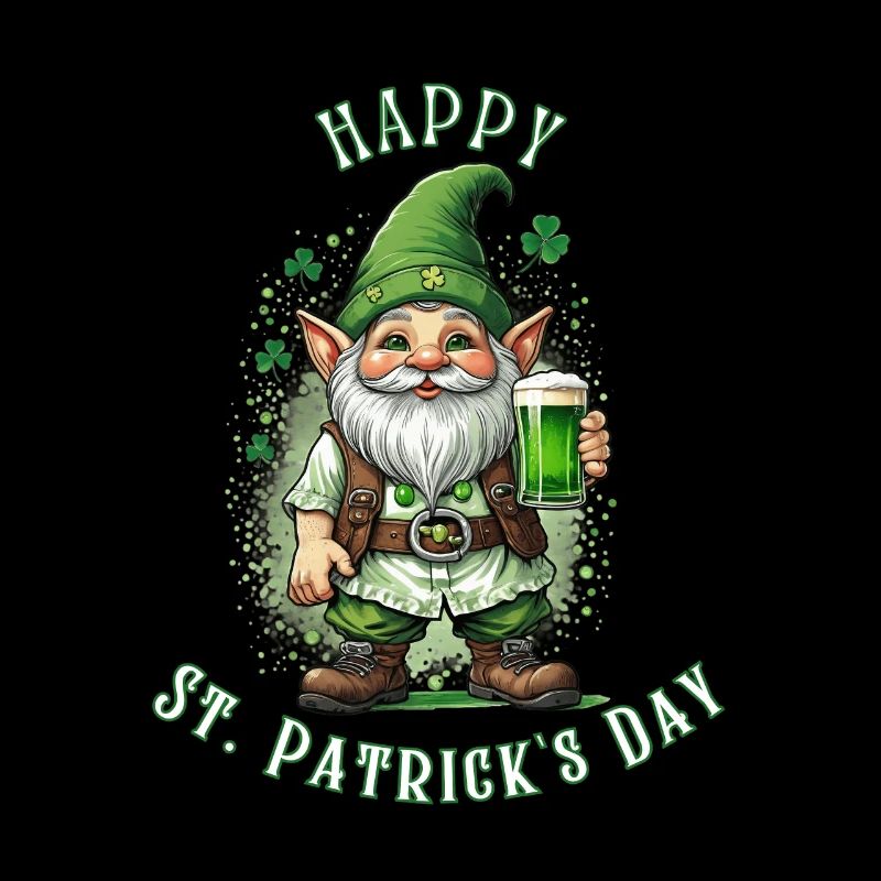 Leprechaun de la Saint-Patrick I Bière verte I