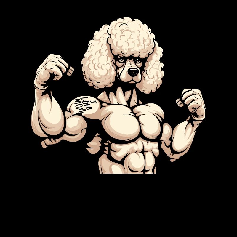 Caniche que j’aime maman