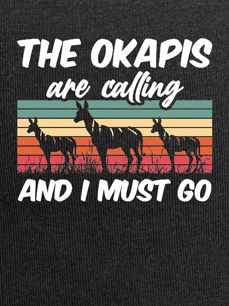 Funny zookeeper okapi lover