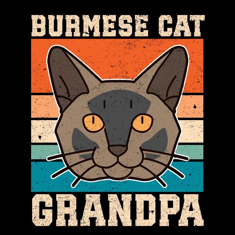 Birman grand-père Birmanie chat chats birmans cadeau