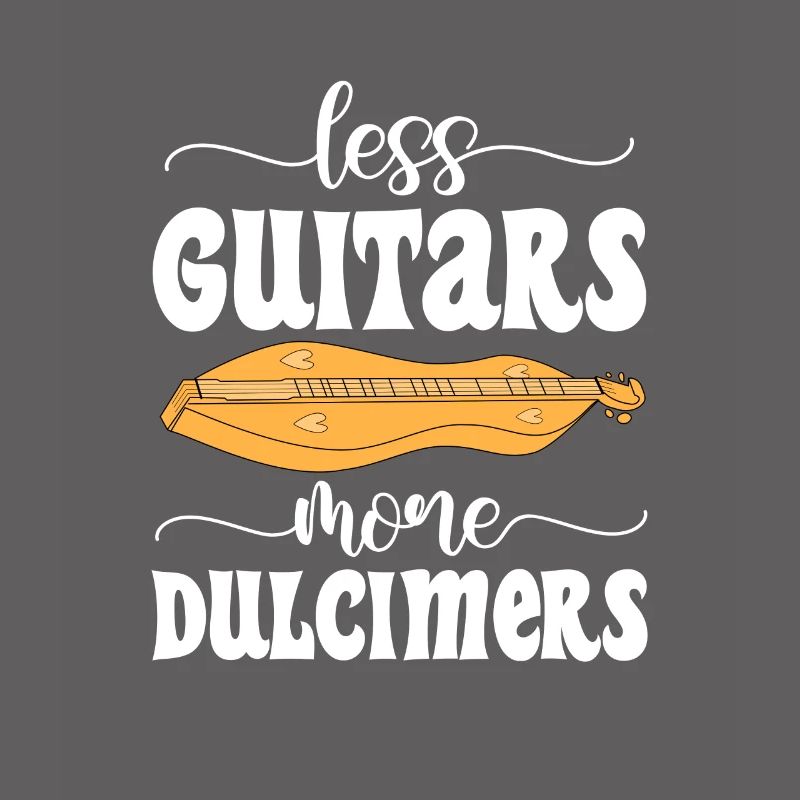 Moins de guitares Plus de Dulcimers Dulcimerist