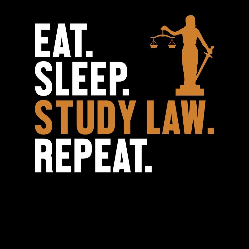 Manger, dormir, étudier, droit, répéter, faculté de droit, université