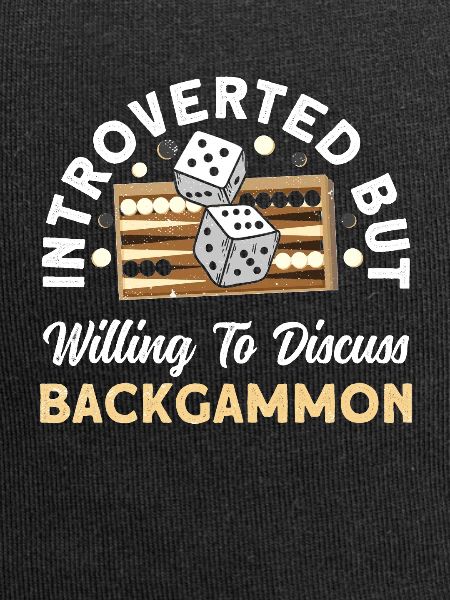 Board Game Funny Backgammon