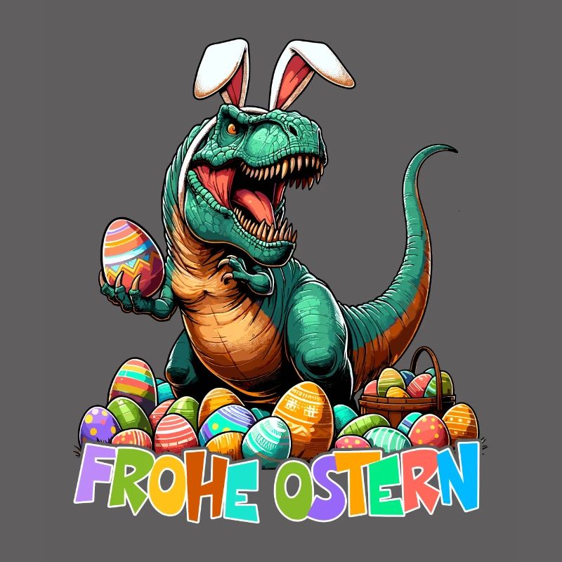 Dinosaur Trex Boys Easter Basket Easter Bunny