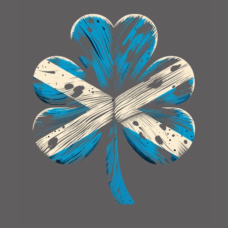 Shamrock Ecosse drapeau Saint Patrick St Patricks