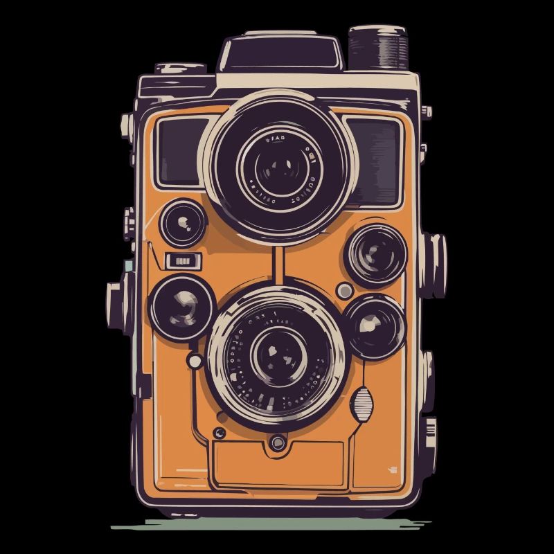 Vintage Photo Camera Aesthetic Retro Camera