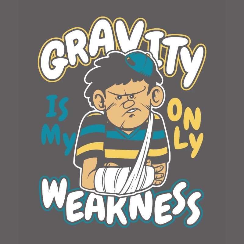 Gravity Is My Only Weakness Broken Finger Bone