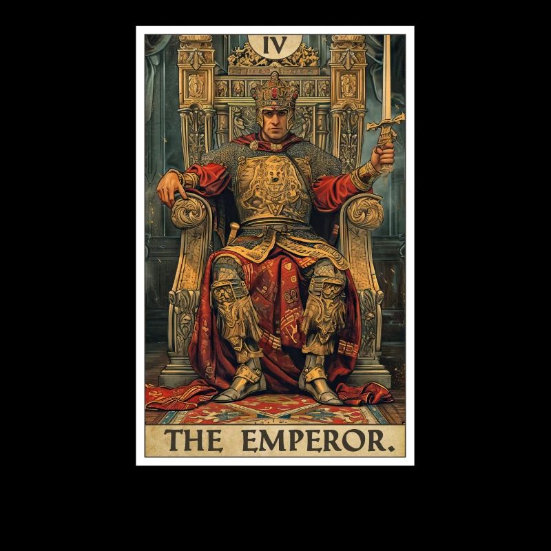Tarotkarte The Emperor Der Herrscher