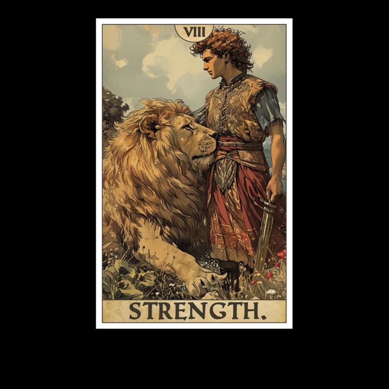 Cartes de tarot Carte de tarot Force Puissance