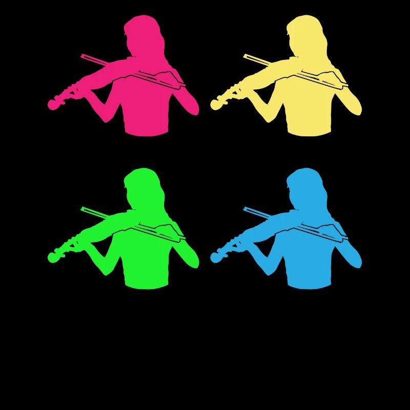 Ensemble de violonistes colorés Harmony