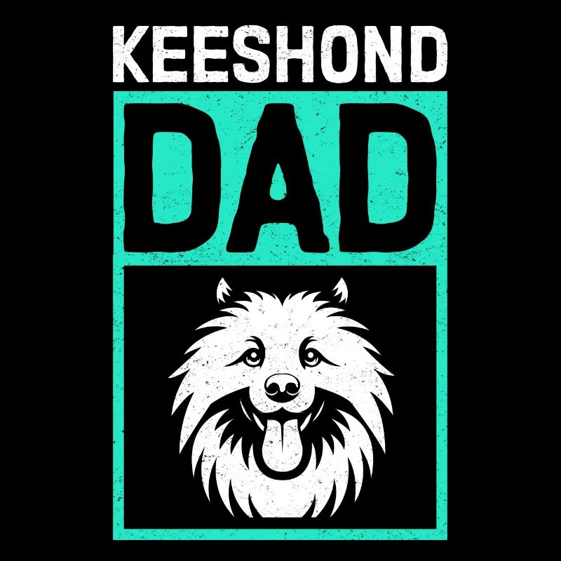 Keeshond Dad Wolfspitz Hundepapa Geschenk
