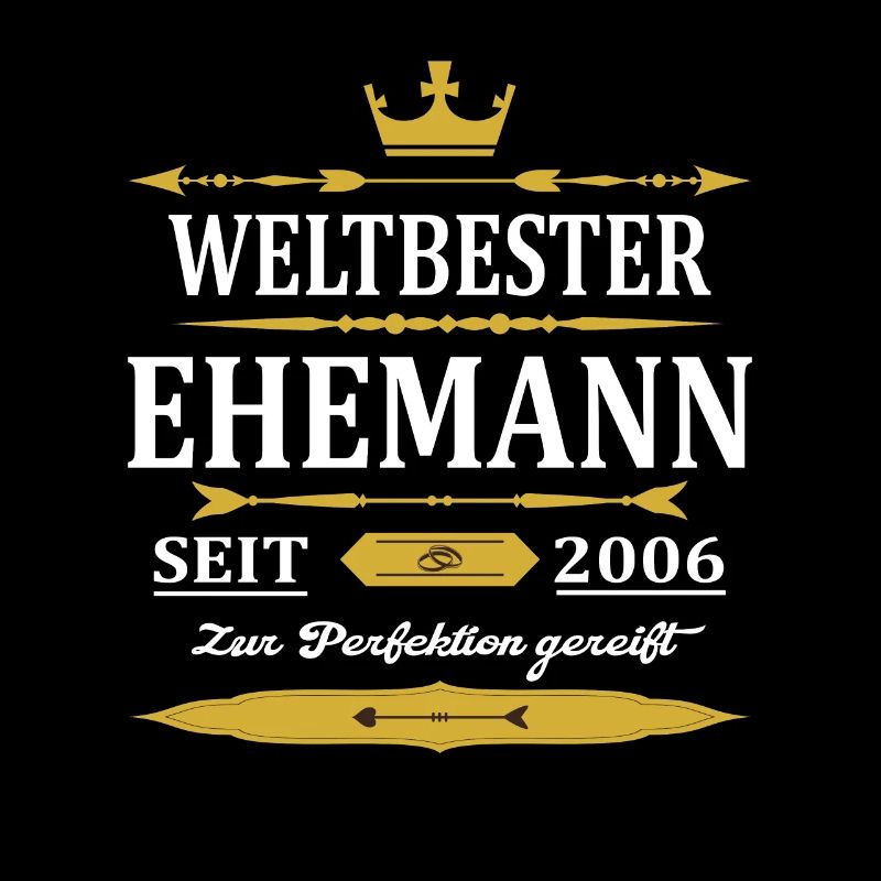 Weltbester Ehemann Seit 2006 Vintage Hochzeitstag
