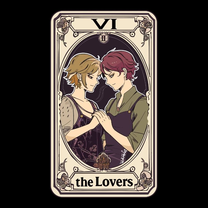 Tarot Card Witchcraft Occult Anime Goth