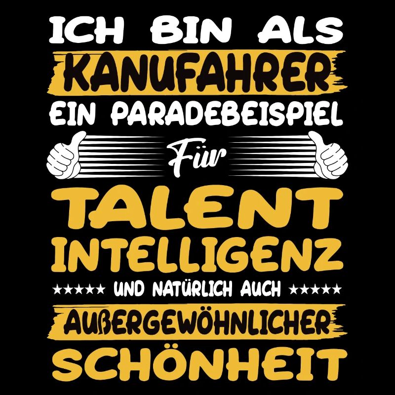 Kanufahrer ein Paradebeispiel Kanu