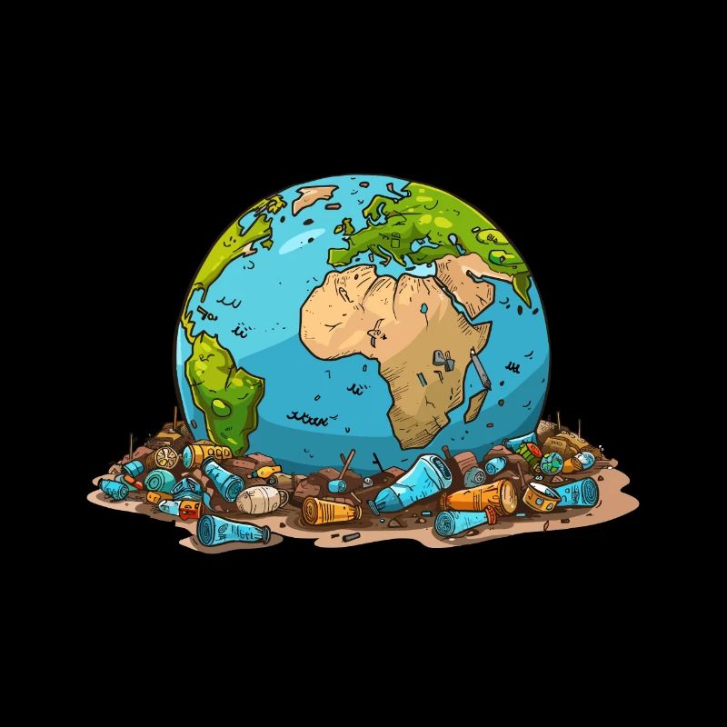 Anti détritus Pas de recyclage de l’environnement