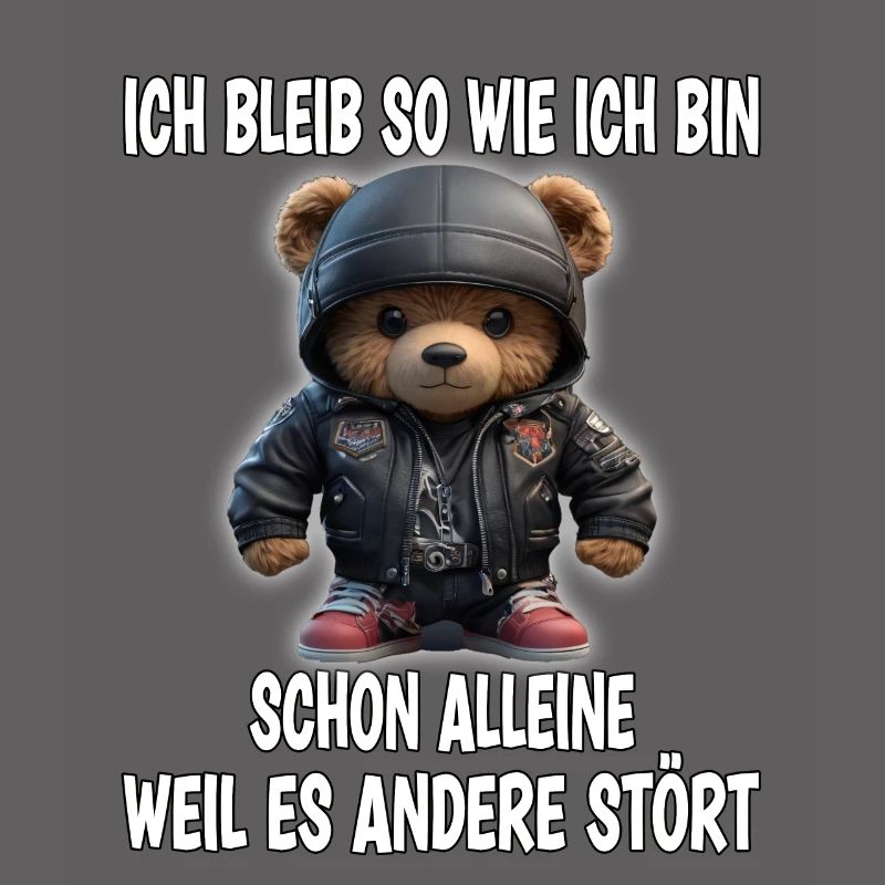 Cooler Bär mit Spruch Sarkastisch Geschenk