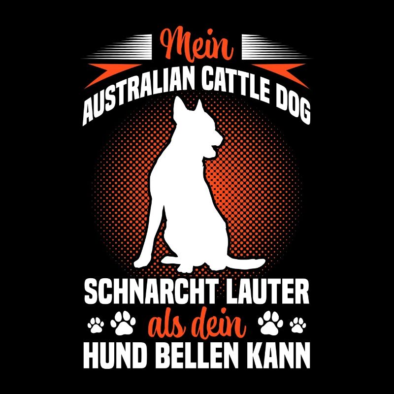 Le bouvier australien ronfle plus fort