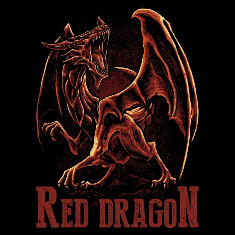 Roter Drache