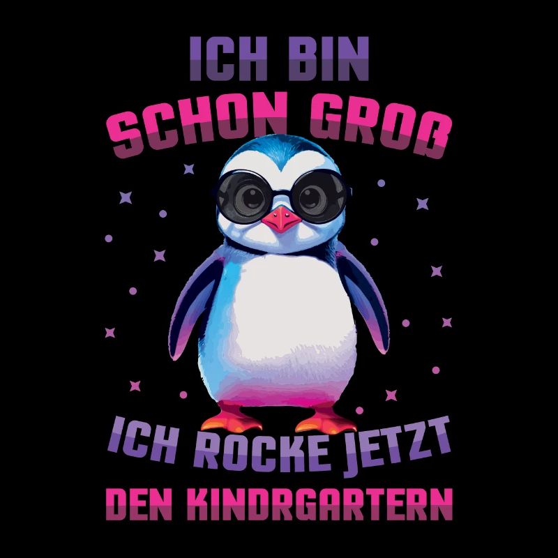 Ich Bin Schon Groß Rocke Kindergarten Pinguin