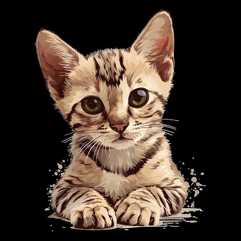 Mau égyptien Chaton Chat égyptien Mau