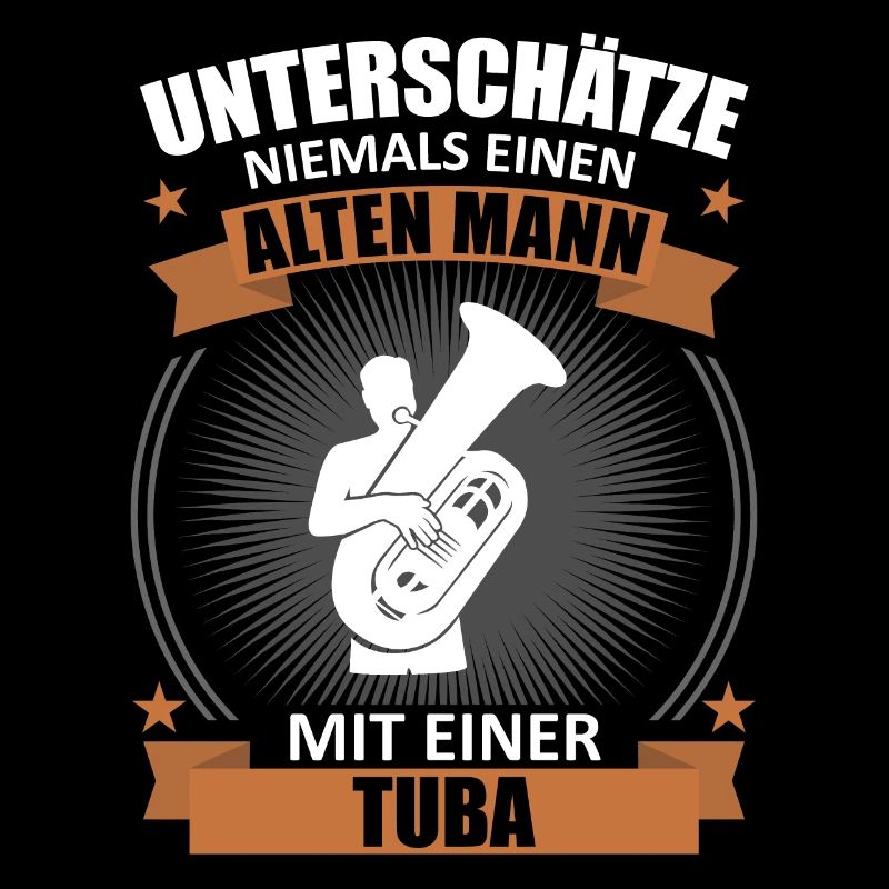 Old Man Master Tuba Honorary Gift
