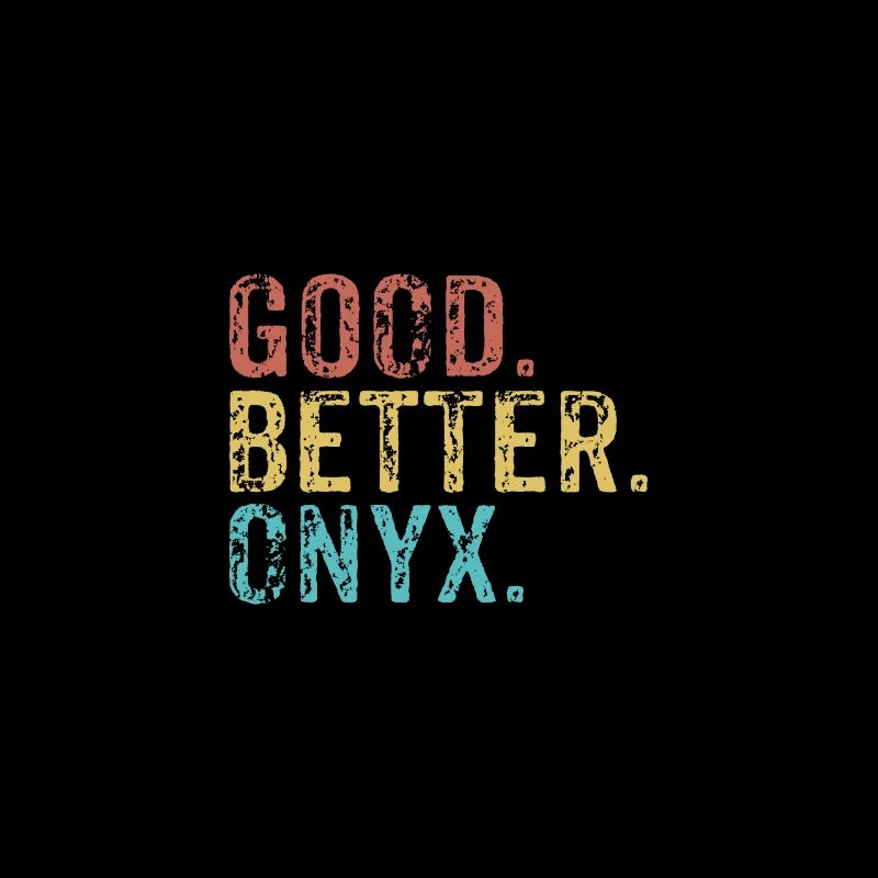 Cool guys are called onyx