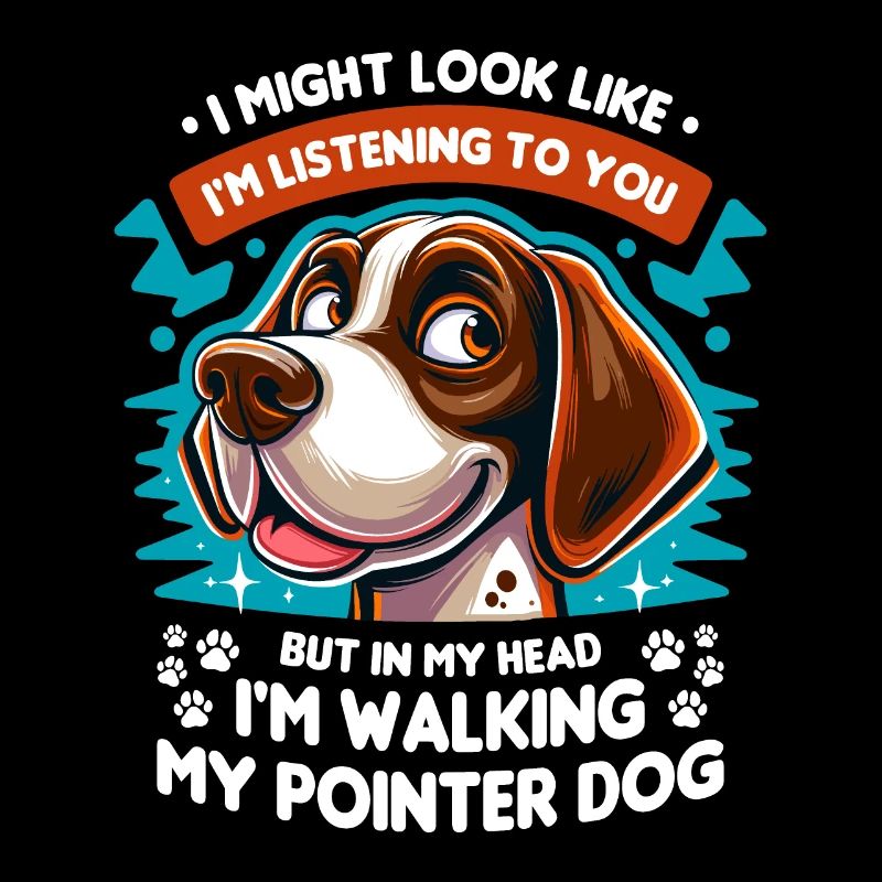 J’ai peut-être l’air d’écouter English Pointer
