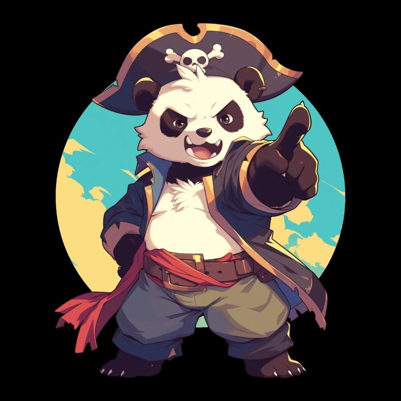 Panda Bear Pirate Panda géant japonais