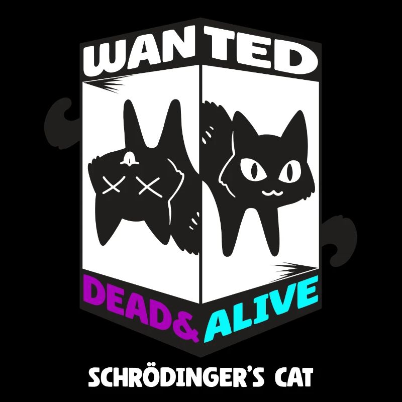 Physics Quantum Nerd Dead Alive Schrödinger's Cat