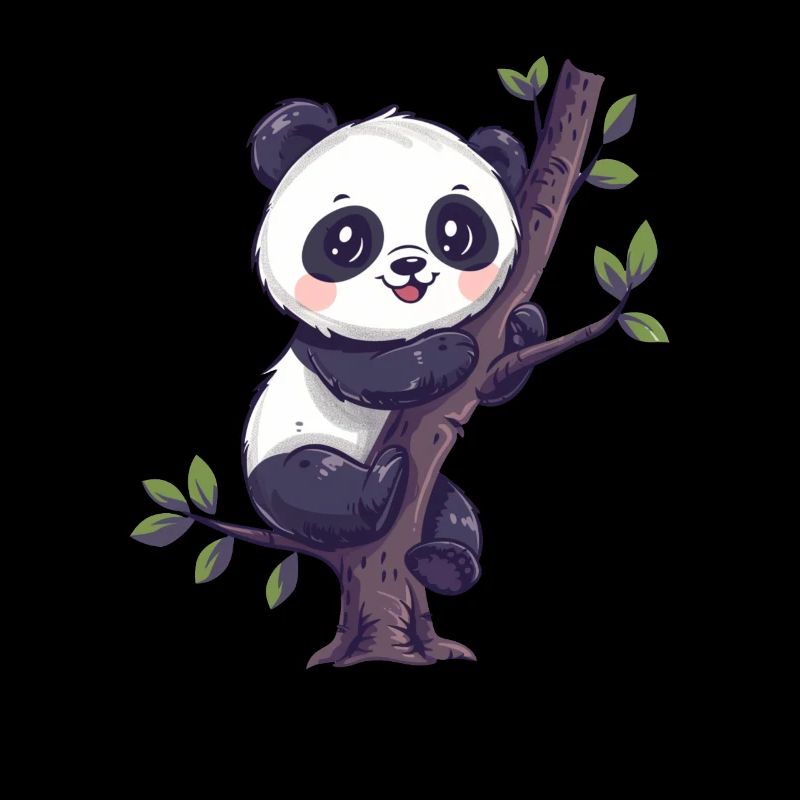 Panda Ours Escalade Panda Géant Japonais