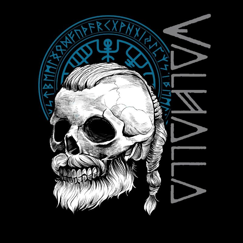 Wikinger Tshirt Viking Valhalla Walhalla Gott Odin