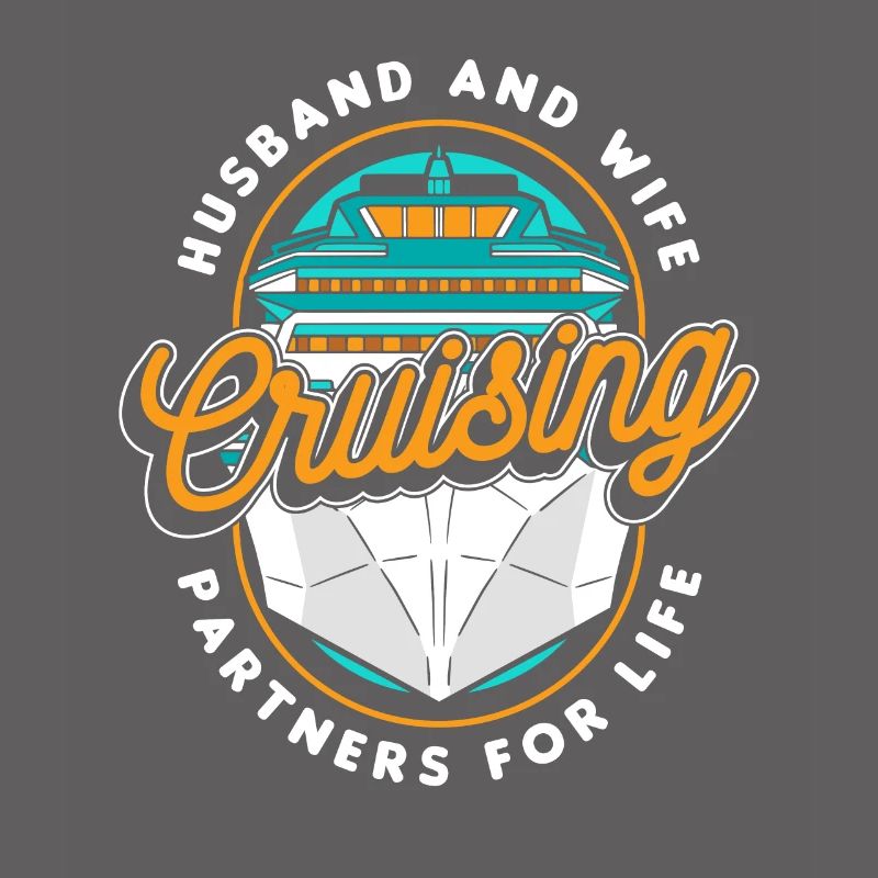 Ehemann und Ehefrau Crusing Partners For Life Cruise