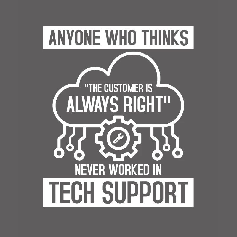 Je n’ai jamais travaillé dans le support technique Support technique informatique