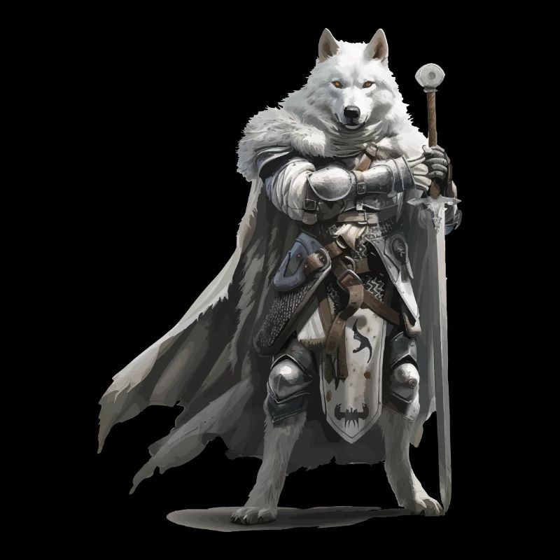 Husky Knight Médiéval