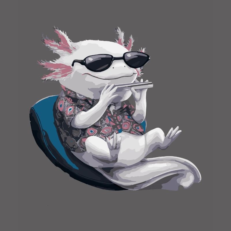 Cadeau de jeu d’harmonica axolotl