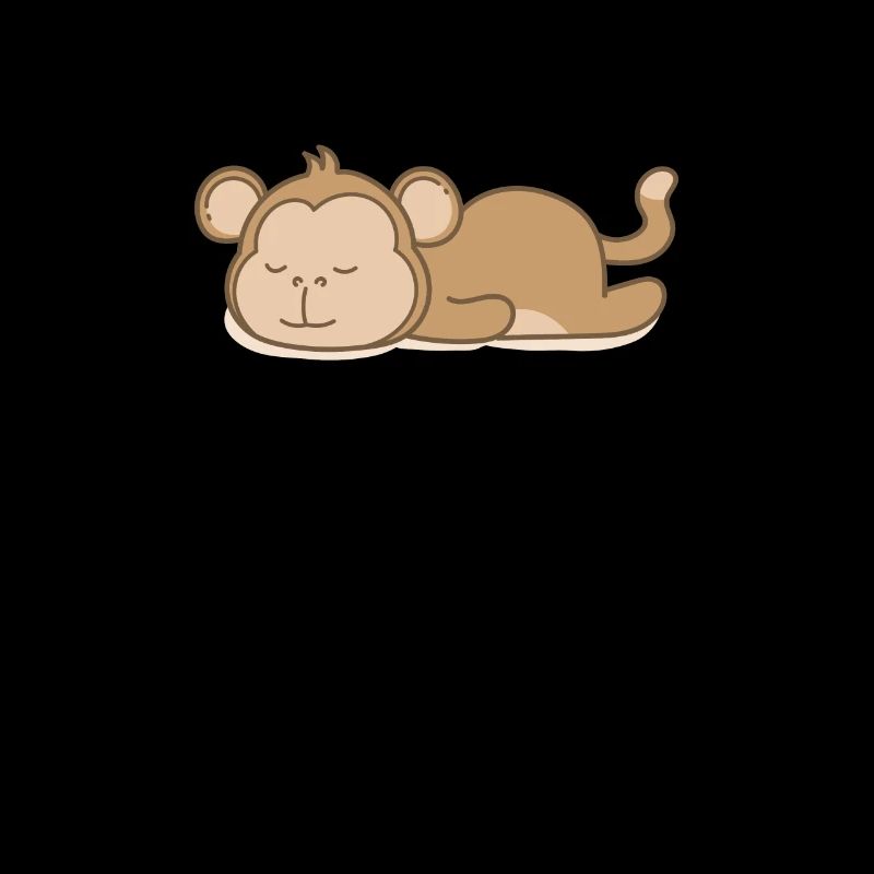 Schlafender Affe