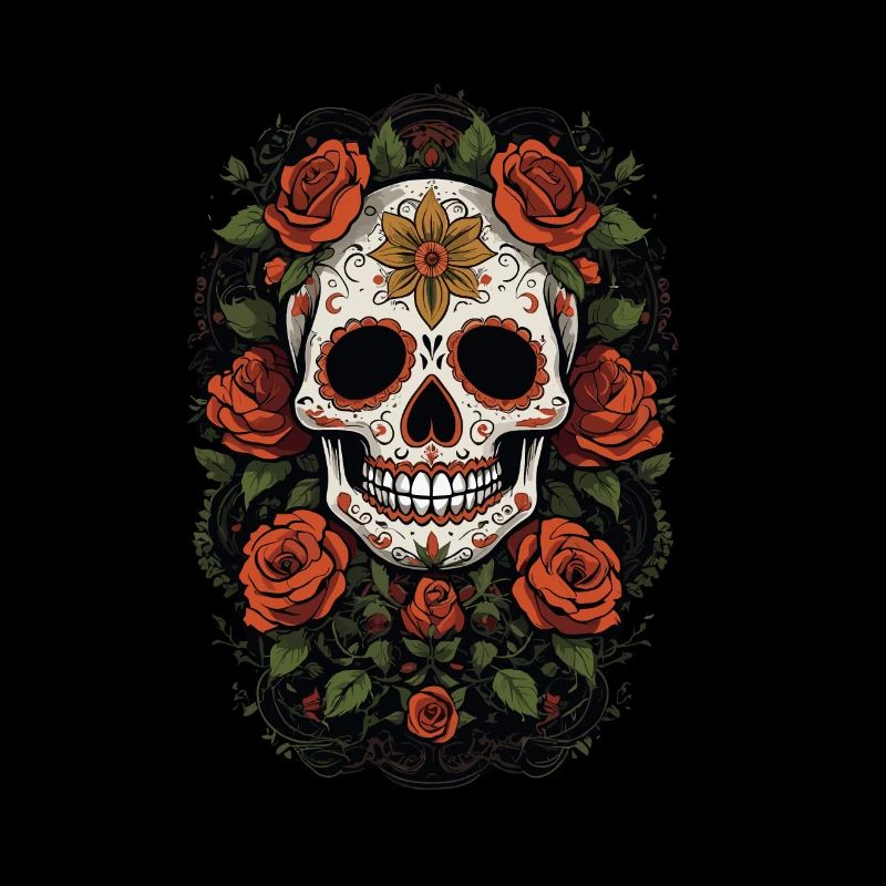 Dia De Muertos Sugar Skull Mexico Holiday