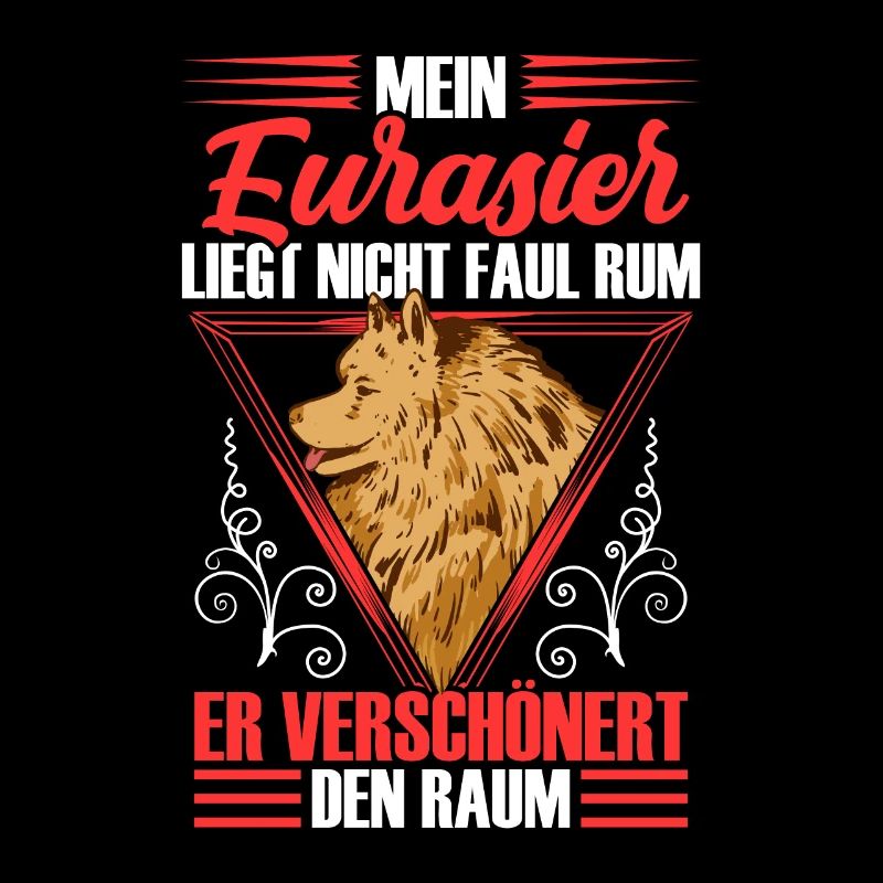 Eurasier verschönert den Raum Eurasian Spitz