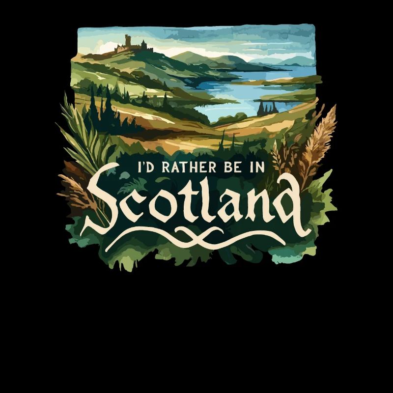 I'd Rather Be In Scotland Vacation Vacationist