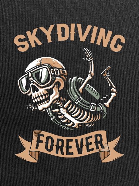 Parachutist Skydiving Skeleton