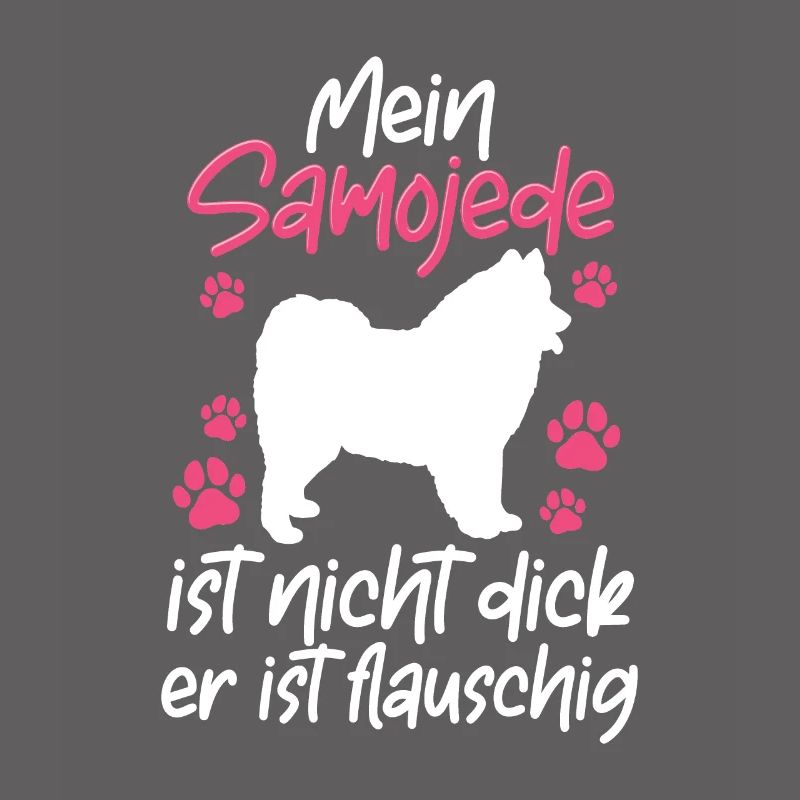 Samojede ist nicht dick Samojedenspitz Samojede