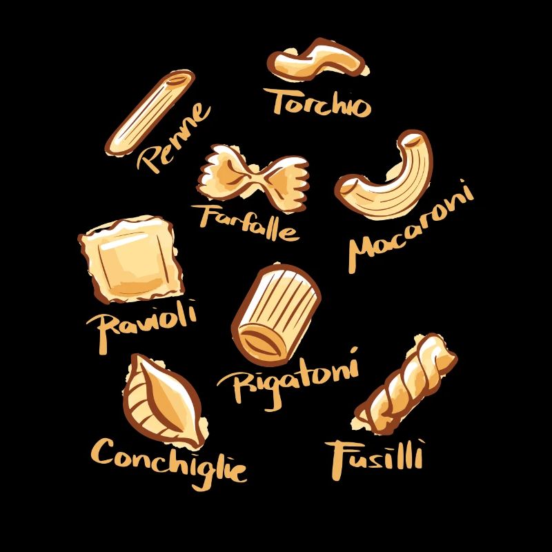 Pasta Arten Spaghetti Nudel Italien