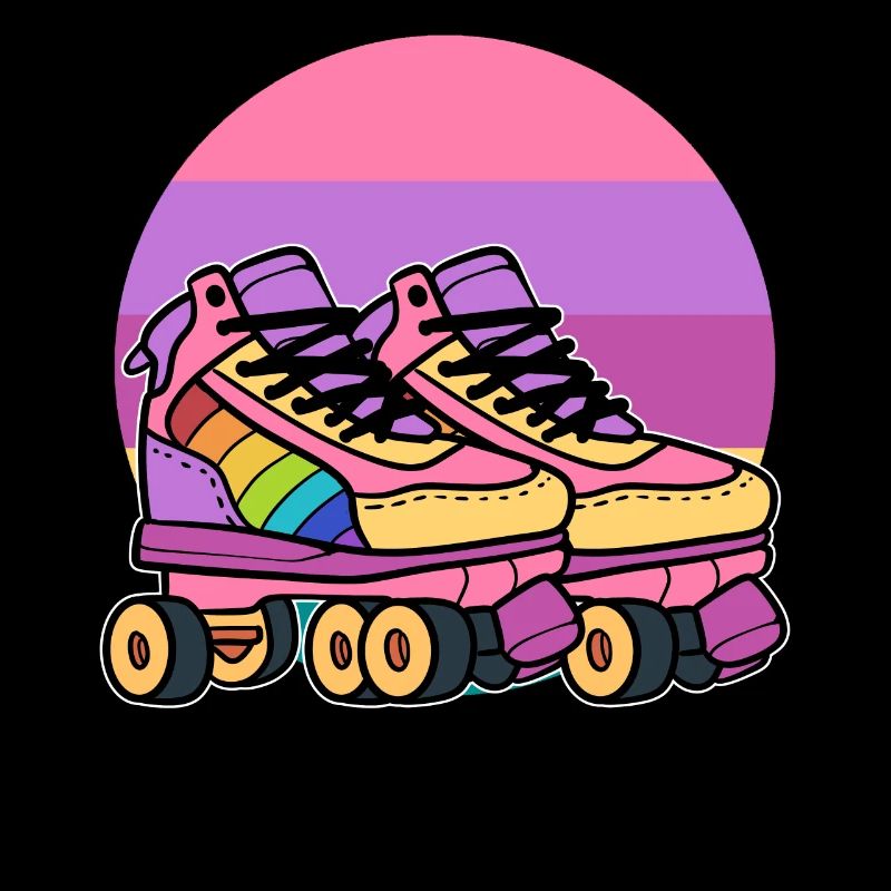 Retro-Rollschuhe Rollerblader
